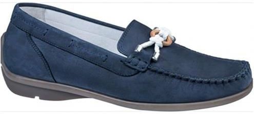 Waldläufer - 431016 - Casual Schoenen - Marine - Leer