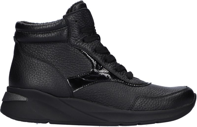 Waldläufer - 715801 - Veterschoenen - Schwarz - Leer