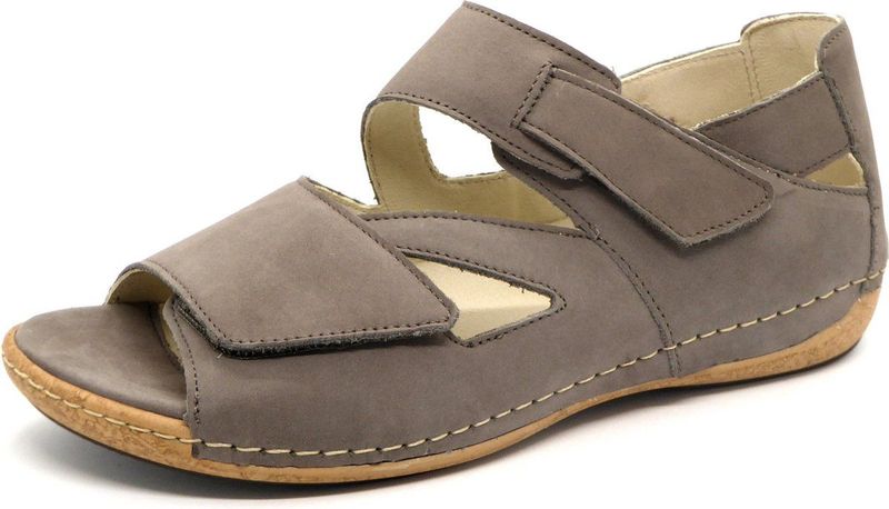 Waldläufer - 342025-191-088 Sandaal - Grijs - Nubuckleer - Wijdte H