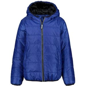 Esprit - Jas - Blauw - Lichtgewicht Gewatteerd - Vaste Capuchon, Reflecterende Details