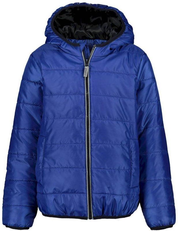 Esprit - Jas - Blauw - Lichtgewicht Gewatteerd - Vaste Capuchon, Reflecterende Details