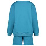 Esprit - Kledingset - Blauw - Sweater T-shirt Korte Broek - Katoen