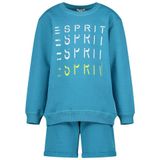 Esprit - Kledingset - Blauw - Sweater T-shirt Korte Broek - Katoen