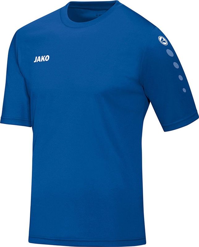 Jako - Shirt Team S S - Blauw Voetbalshirt Blauw