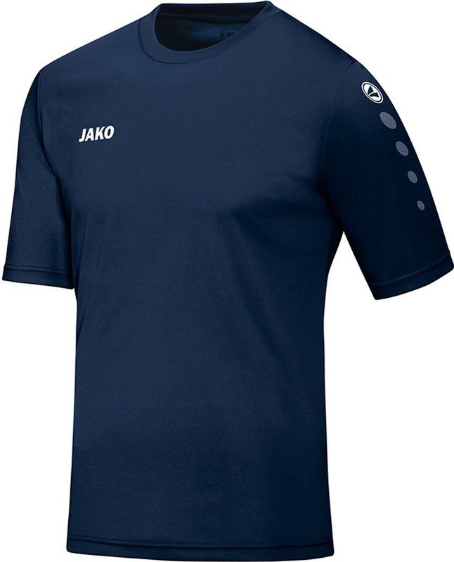JAKO - Jerseyteam - Sportshirt - Marine - Korte Mouw - Uniseks-Volwassene