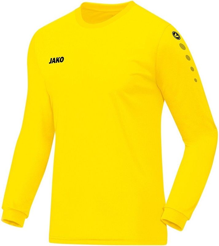 Jako - Shirt Team LS Junior - Kinder Voetbalshirts - 116 - Geel