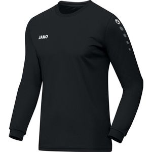 Jako - Shirt Team LS Junior - Voetbalshirts Jako - 116 - Zwart