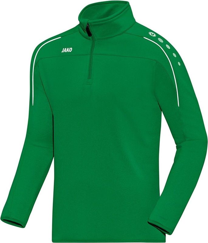 Jako - Ziptop Classico - Groene Sweater Kids Groen