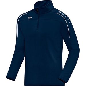 Jako - Classico - Ziptop - Blauw - Polyester-Terry