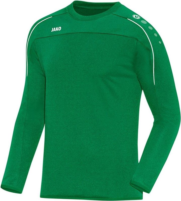Jako - Classico JR - Sweater - Groen - Polyester-Terry