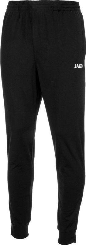 JAKO - Classico - Polyester Trainingsbroek - Zwart - 100% Polyester, Elastische Boord, Zijzakken, Enkelritsen