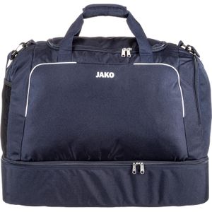 Jako Classico Sporttas met Bodemvak - Tassen  - blauw donker - SR
