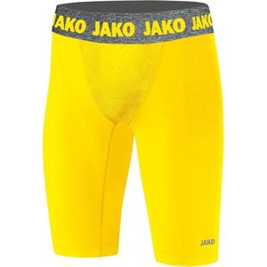 Jako - Short Tight Compression 2.0 - Sportbroek - Citroen - Polyester-Stretch-Tech