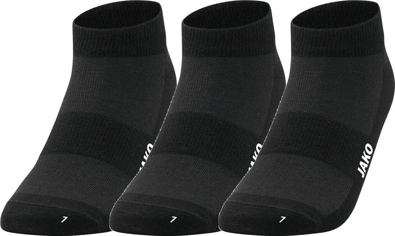 Jako - Invisibles - Sokken - Zwart - 3-Pack