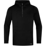 JAKO - Hoodie Met Rits Pro Casual, Uniseks-Volwassene, Zwart, M