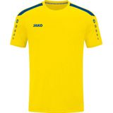 Jako - Power Shirt - Korte Mouw - Geel / Rood - 100% Gerecycled Polyester