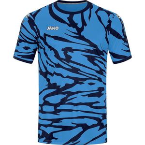 JAKO Shirt Animal Korte Mouwen Blauw-Marine-Wit