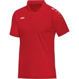 Jako Polo Classico Rood-Wit Maat L