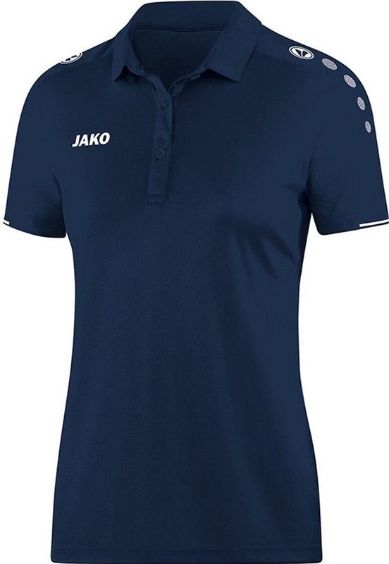 Jako Polo Classico Kind Marine-Wit0