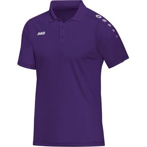 Jako Polo Classico Kind Paars-Wit4