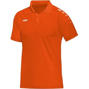 Jako Polo Classico Kind Fluo Oranje-Wit4