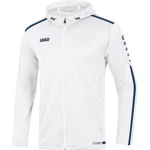 Jako - Striker 2.0 - Jas met Kap - 100% Polyester - Tweekleurige Ritspuller