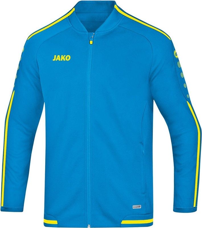 JAKO - Striker 2.0 - Presentatiejas - Blauw-Fluo Geel