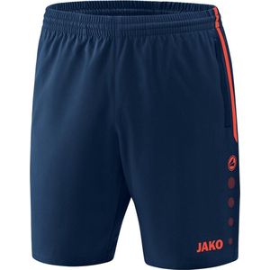 JAKO - Shortscompetitie 2.0, Dames, Marine/Vlam, 42-44