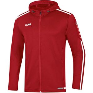 Jako - Striker 2.0 - Jas - Chili Rood - 100% Polyester, Capuchon, Keep Dry Technologie