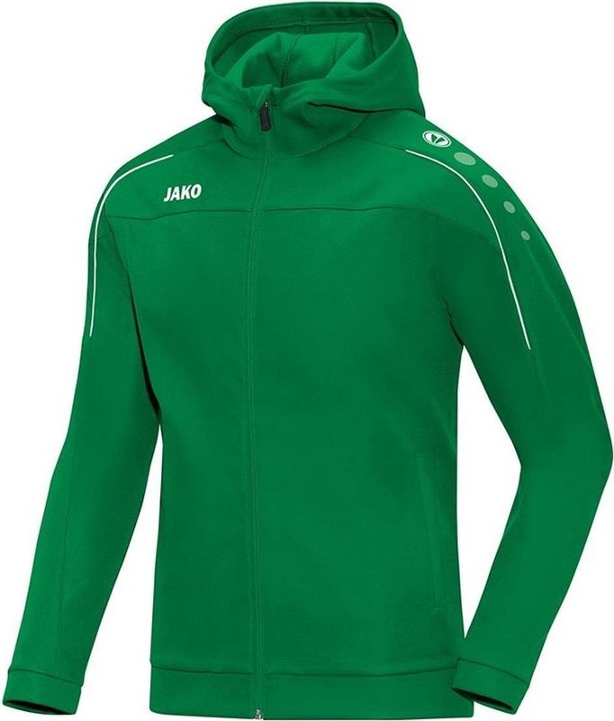 JAKO - Klassiek Jack Met Capuchon, Dames, Sportgroen, 38