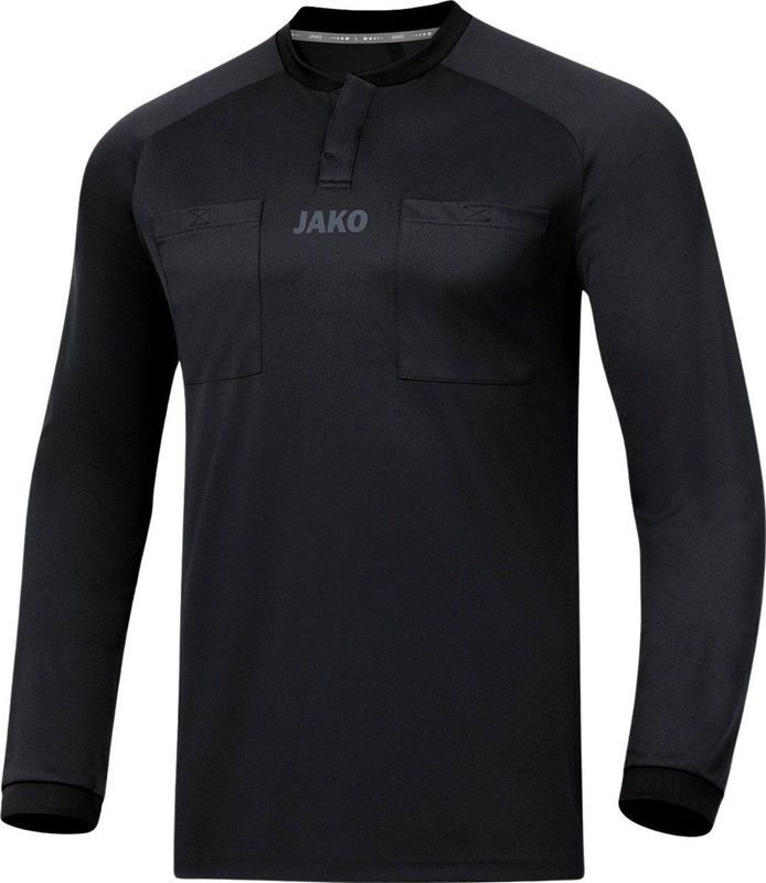 Jako - Referee Jersey L S - Scheidsrechtershirt LM Zwart