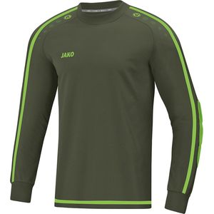 Jako Striker 2 0 Sportshirt4 - Unisex - olijfgroen geel