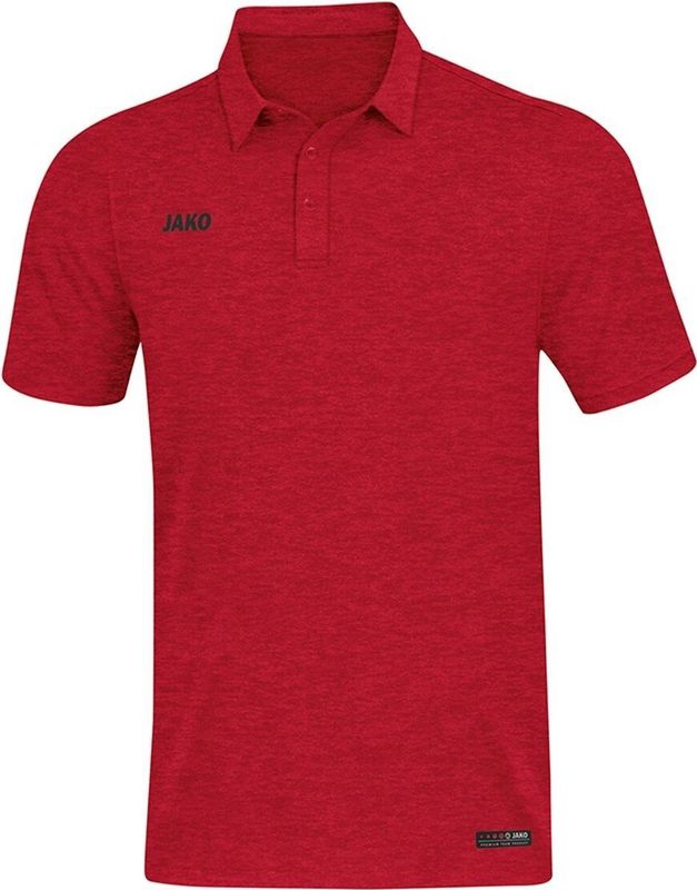Jako Polo Classico Kind Rood-Wit0