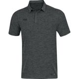 Jako Polo Premium Basics Dames Antraciet Gemeleerd