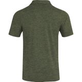 Jako Polo Premium Basics Dames Kaki Gemeleerd