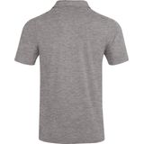 Jako Polo Premium Basics Dames Grijs Gemeleerd