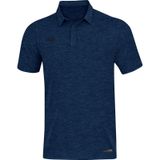 Jako Polo Premium Basics Dames Royal Blauw Gemeleerd