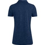 Jako Polo Premium Basics Dames Royal Blauw Gemeleerd