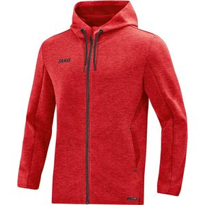 Jako - Hooded Jacket Premium - Jas met kap Premium Basics - XXL - Rood