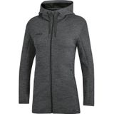 Jako - Hooded Jacket Premium Woman - Jas - Grijs - Double-Tech-Knit