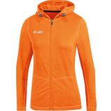 JAKO - Run 2.0 Jack Met Capuchon, Dames, Neon-Oranje, 38