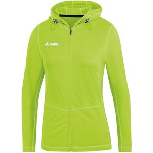 Jako Hooded Jacket Run Woman Jas met kap Run Groen