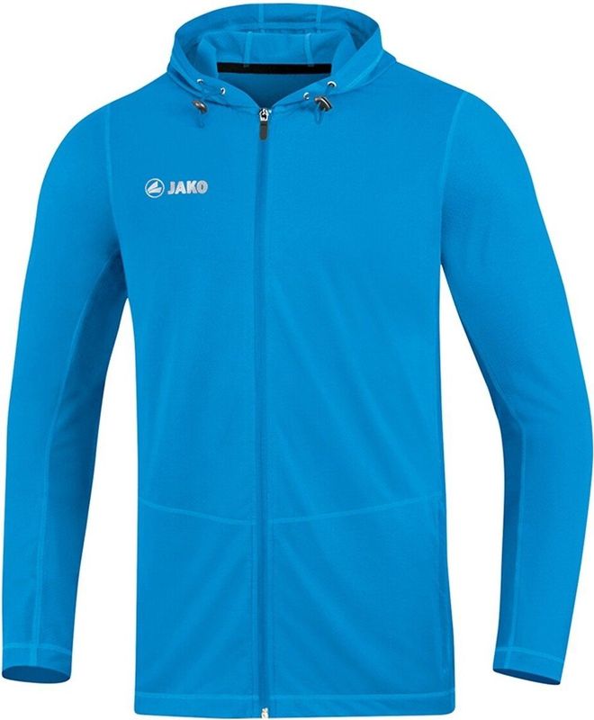 Jako - Run 2.0 - Kinderjas met Capuchon - Ademend - Polyester-Stretch-Jersey