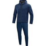 JAKO - Gemeleerd Effect - Kap met Tunnelkoord - Zijzakken met Rits - Elastische Boord