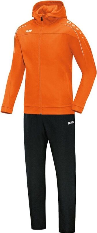 Jako - Classico - Trainingspak - Zwart - Micro-Twill Bonded-Polyester-Fleece