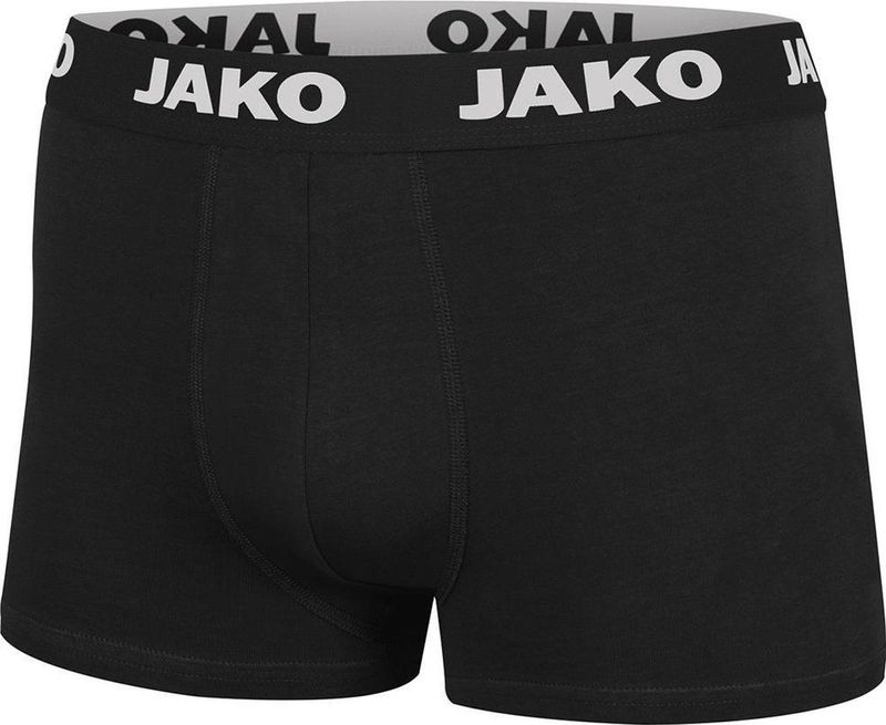 JAKO - Boxershorts Basis 2-Pack, Heren, Zwart, M