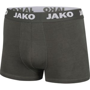 JAKO - Boxershorts Basis 2-Pack, Heren, Antraciet, M