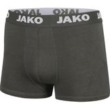 JAKO - Basic - Boxershorts - Zwart/Wit - 2-pack met Flatlock-naden