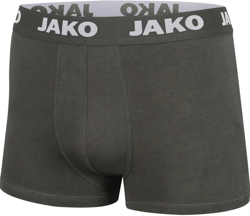 JAKO - Basic - Boxershorts - Zwart/Wit - 2-pack met Flatlock-naden