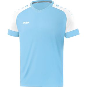 Jako Sportshirt - Maat 140  - Unisex - licht blauw,wit